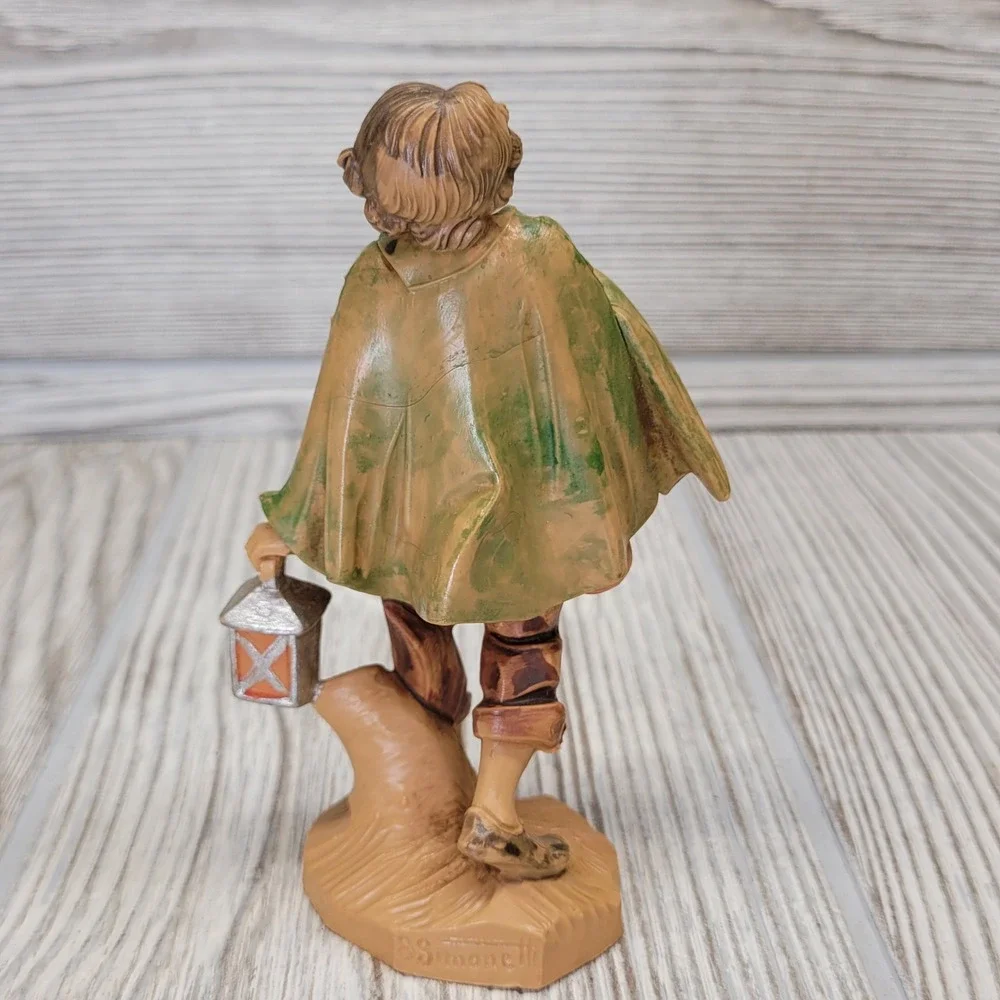 Fontanini Nativity Figure David Carrying Lantern 1987 Depose Italy 144 Christmas